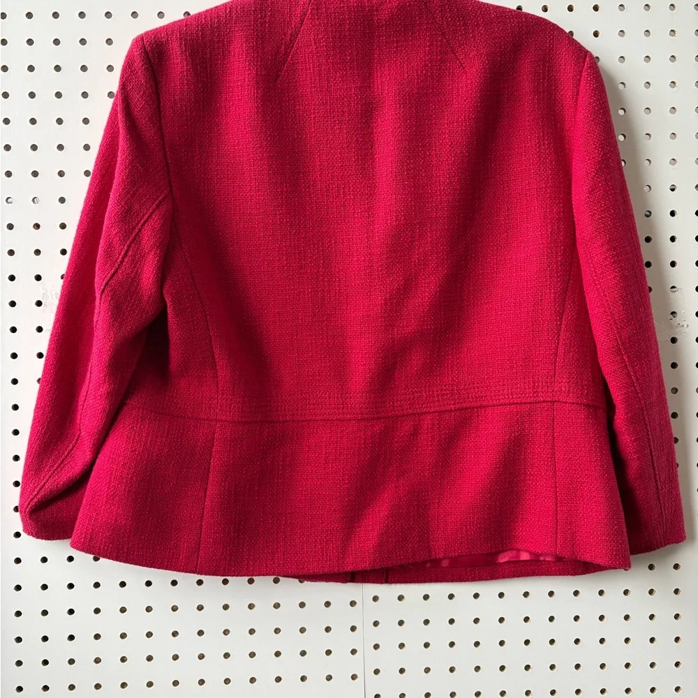 Talbots Bold Red Women's Blazer with Buttons  Size 12